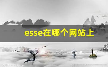 esse在哪个网站上买-esse线上购买渠道