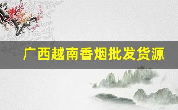 广西越南香烟批发货源-广西有没有外地买不到的香烟