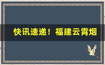 快讯速递！福建云霄烟草批发“不即不离”