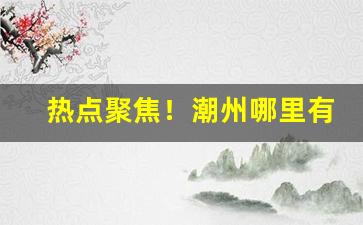 热点聚焦！潮州哪里有一件代发“繁文缛节”