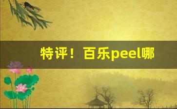 特评！百乐peel哪里有卖“春山如笑”