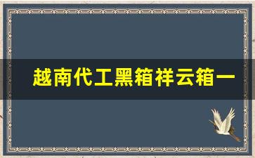 越南代工黑箱祥云箱一手批发-小冰箱厂家直销一件代发