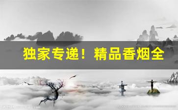 独家专递！精品香烟全网最低价“寸有所长”