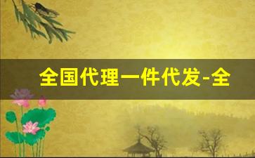 全国代理一件代发-全程一件代发代理商