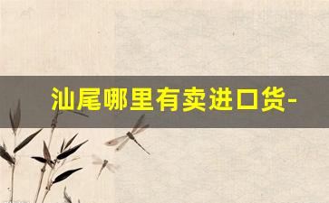 汕尾哪里有卖进口货-汕尾哪里有四海港货店