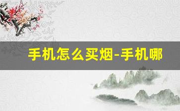 手机怎么买烟-手机哪里可以买正品烟