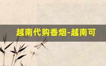 越南代购香烟-越南可以买到中国香烟吗