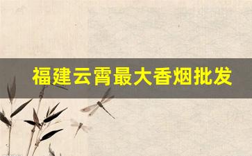 福建云霄最大香烟批发市场