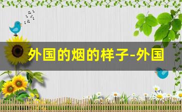 外国的烟的样子-外国烟是什么