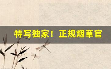 特写独家！正规烟草官网“遨翔自得”