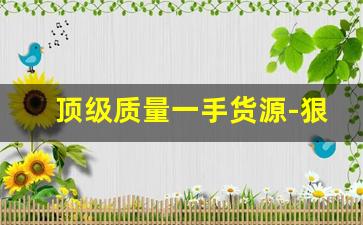 顶级质量一手货源-狠货全网最低价真正的一手货源