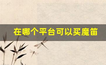 在哪个平台可以买魔笛-魔笛新国标可以买吗