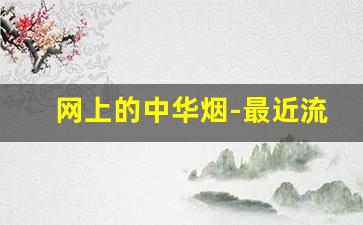 网上的中华烟-最近流行的中华烟