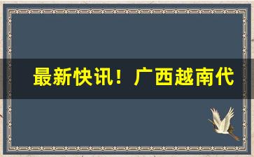 最新快讯！广西越南代工香烟批发免税越南香烟批发微信号“才疏智浅”