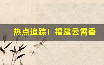 热点追踪！福建云霄香烟批发价目表一手官方渠道“才轻德薄”