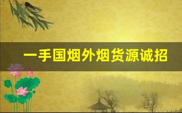 一手国烟外烟货源诚招全国代理-中国市场能买到外烟么