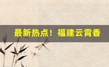最新热点！福建云霄香烟一手批发货源“传诵不绝”