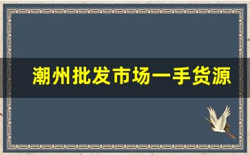 潮州批发市场一手货源-在潮州去哪里有批发市场