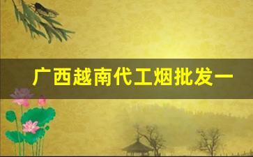 广西越南代工烟批发一手货源-越南代加工烟供货商