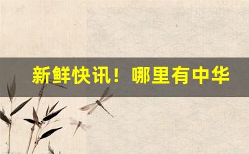 新鲜快讯！哪里有中华烟批发“奥援有灵”