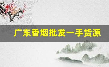 广东香烟批发一手货源货到付款-广州香烟供货商
