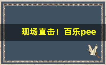 现场直击！百乐peel网上哪里有卖“称心如意”