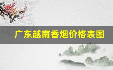 广东越南香烟价格表图-越南本土香烟价格表图
