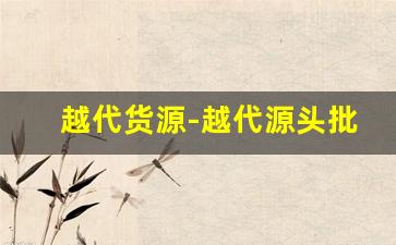 越代货源-越代源头批发