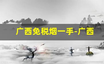 广西免税烟一手-广西全球免税烟