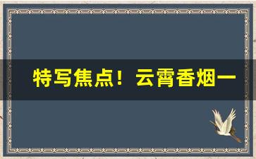 特写焦点！云霄香烟一手货源厂家批发代理“歪门邪道”
