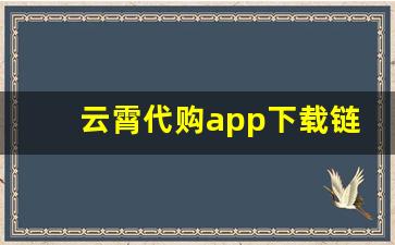 云霄代购app下载链接-代购的app软件