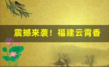 震撼来袭！福建云霄香烟官网“蜂拥而至”