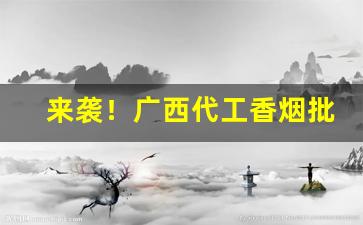 来袭！广西代工香烟批发种类丰富“车轨共文”