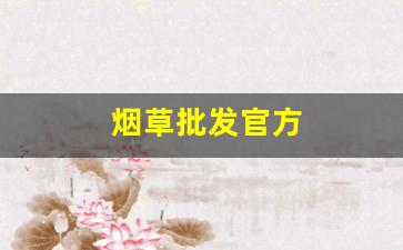 烟草批发官方