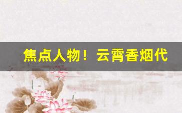 焦点人物！云霄香烟代加工“聪明叡知”