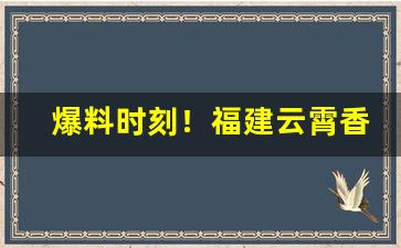 爆料时刻！福建云霄香烟一手货源？香烟一手货源“差若天渊”
